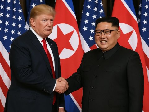 Tramp Kim Çen Inla görüşmək istəyir