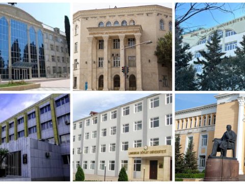 IV və V qruplarda universitetlər üzrə boş yerlərin SAYI