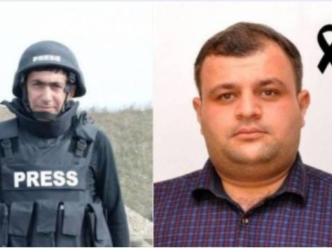 Şəhid jurnalistlərin medalları ailələrinə verildi