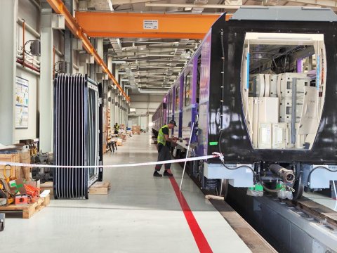 Bakı metrosunda 4 yeni vaqon - FOTO