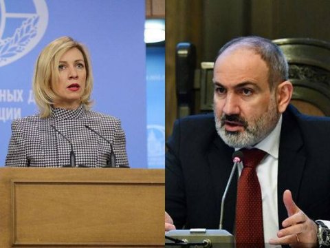 Zaxarova Paşinyanın iddiasına cavab verdi