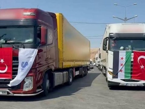 Türkiyə ilə Suriya arasında yükdaşımalar bərpa olundu