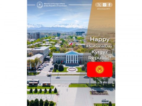 Azərbaycan XİN Qırğızıstanı təbrik etdi