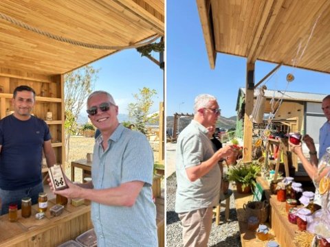 Britaniyanın Azərbaycandakı səfiri Laçında