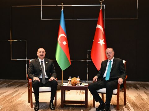 İlham Əliyev Ərdoğanla bir arada - FOTO