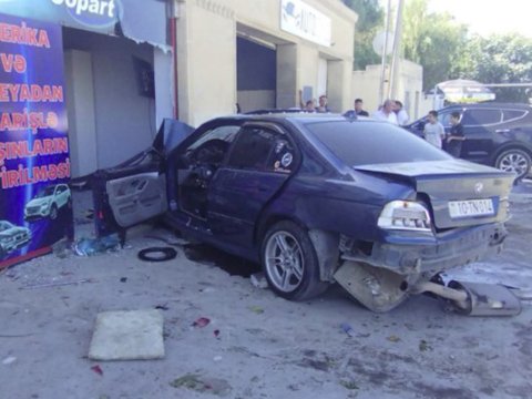 Kürdəmirdəki ağır qəzanın ANBAAN GÖRÜNTÜLƏRİ