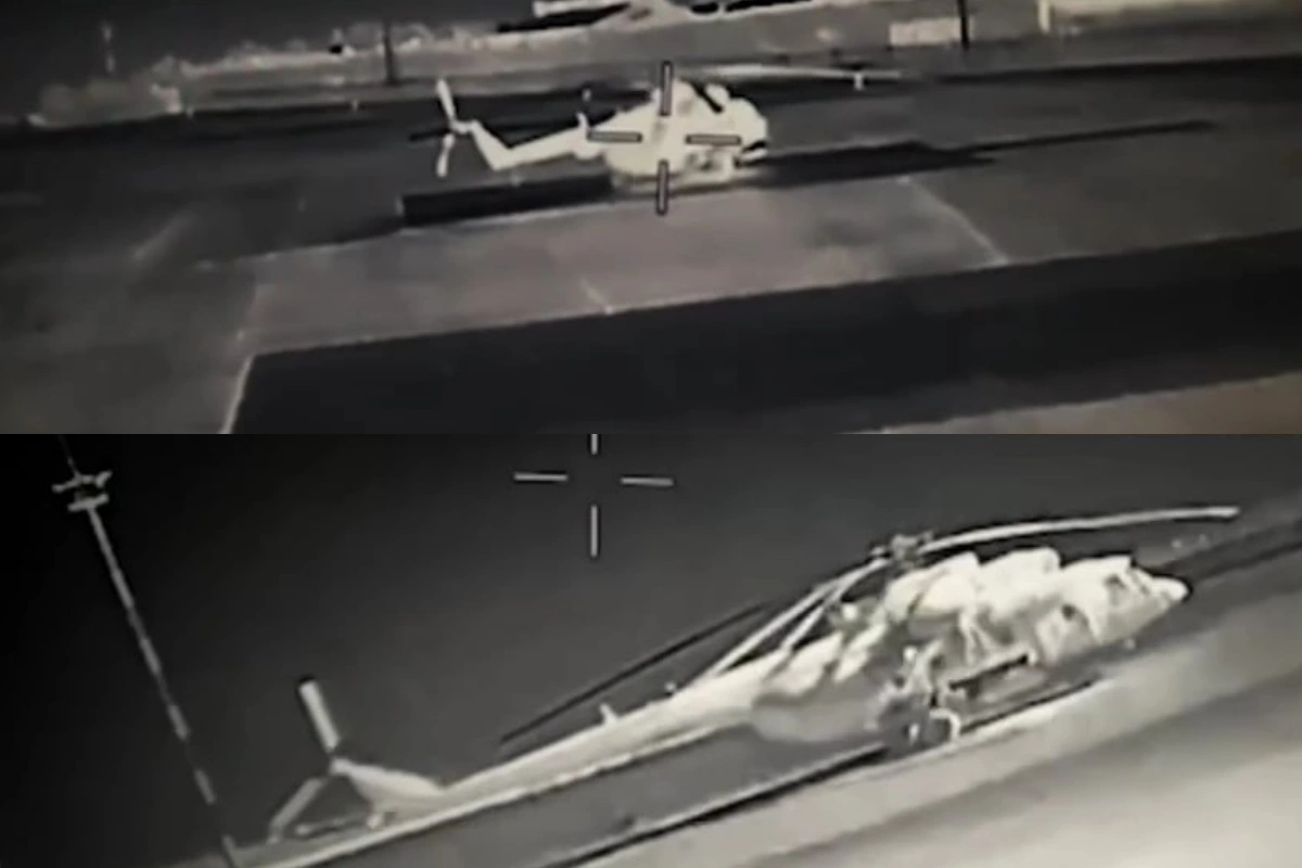 Ukrayna Krımda rus helikopterlərini belə məhv etdi - GÖRÜNTÜLƏR