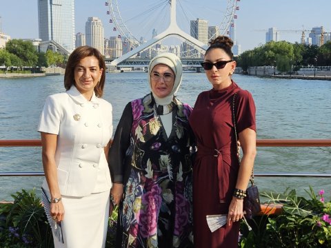 Liderlərin xanımları bir arada - FOTOLAR