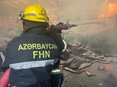 Yardımlıda yanğın oldu