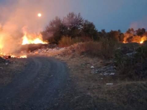 Qəsdən yanğın törədən şəxs TUTULDU