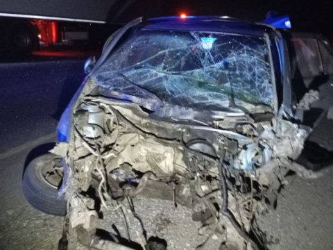 Biləsuvarda 3 maşın toqquşdu - ölən var