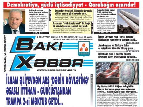 “Bakı xəbər”in 22 yaşı tamam olub