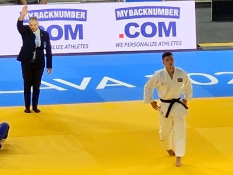 Cüdoçumuz Ermənistan təmsilçisinə ipponla qalib gəldi