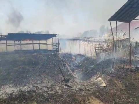 Beyləqanda yanğın törədən şəxs cərimələndi