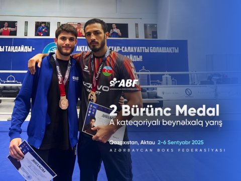 Boksçularımız beynəlxalq turnirdə 2 medal qazandılar