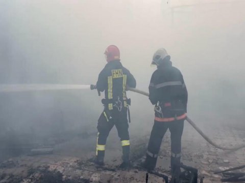 Bibiheybətdə yanğın - GÖRÜNTÜLƏR 