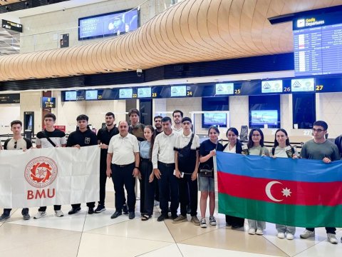 İDP çərçivəsində Çində oxuyacaq BMU tələbələri Pekindədir -&nbsp;FOTOLAR