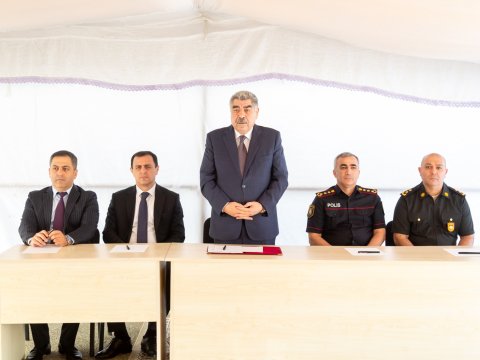 Rüstəm Xəlilov Seyidan kəndinin sakinləri ilə görüşdü - FOTOLAR