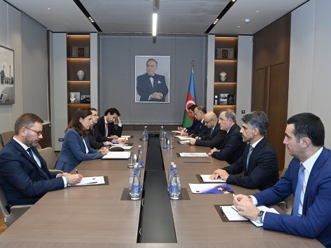 Новый посол Европы на приеме у Джейхуна Байрамова 