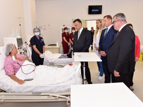 Sumqayıt Tibb Mərkəzində yeni Hemodializ şöbəsi fəaliyyətə başladı - FOTO