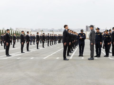 Daxili işlər naziri sıra baxışı keçirdi&nbsp;-&nbsp;VİDEO