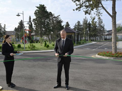 Prezident Yazıçılar Birliyinin Yaradıcılıq Evinin açılışında