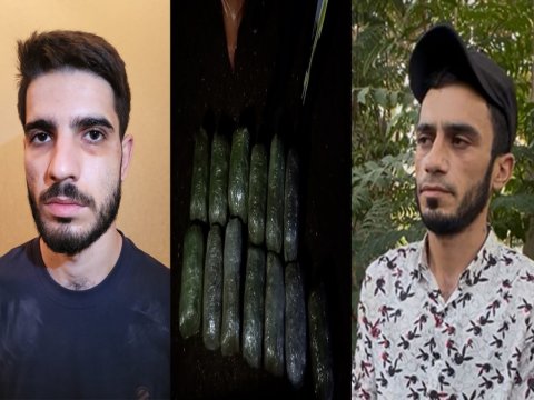 Narkokuryerlərdən 31 kiloqram narkotik aşkarlandı
