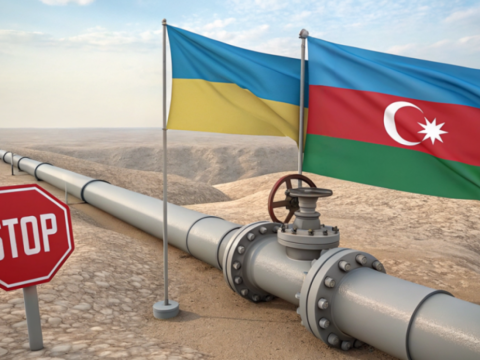 Азербайджанского газа в Украину транспортировка приостановлена