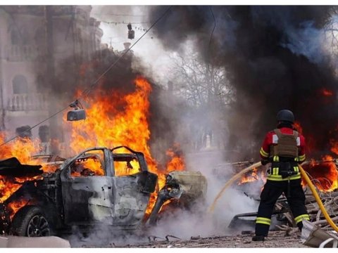 Rusiya Ukraynaya zərbələr endirdi