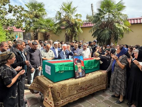 Şəhidimiz Göyçayda dəfn edildi