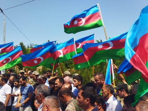 Şəhid Murad Vəliyev dəfn edildi