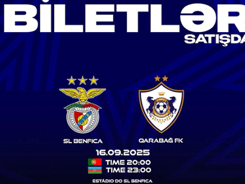 “Qarabağ”ın oyununa biletin qiyməti 88 manatdır