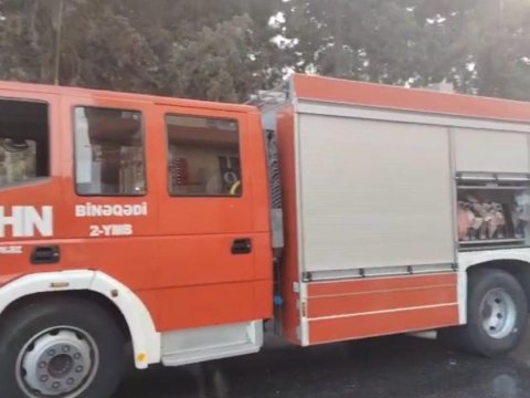 Xırdalanda yanğın oldu