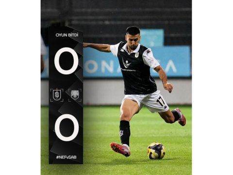 “Neftçi”-“Sabah” oyunu qolsuz başa çatdı 