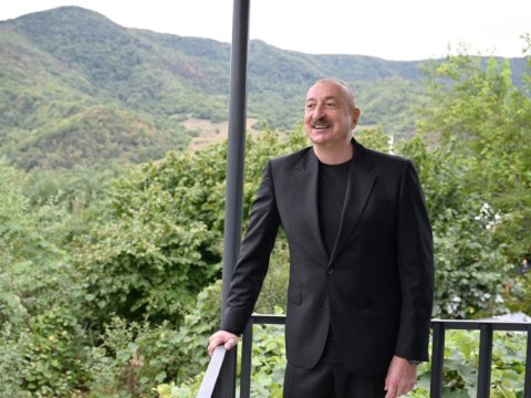 Prezident Badara kəndində - FOTOLAR