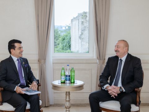 İlham Əliyev Şuşada qəbul keçirdi