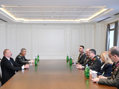 Prezident Şuşada Selçuk Bayraktaroğlunu qəbul etdi - FOTOLAR