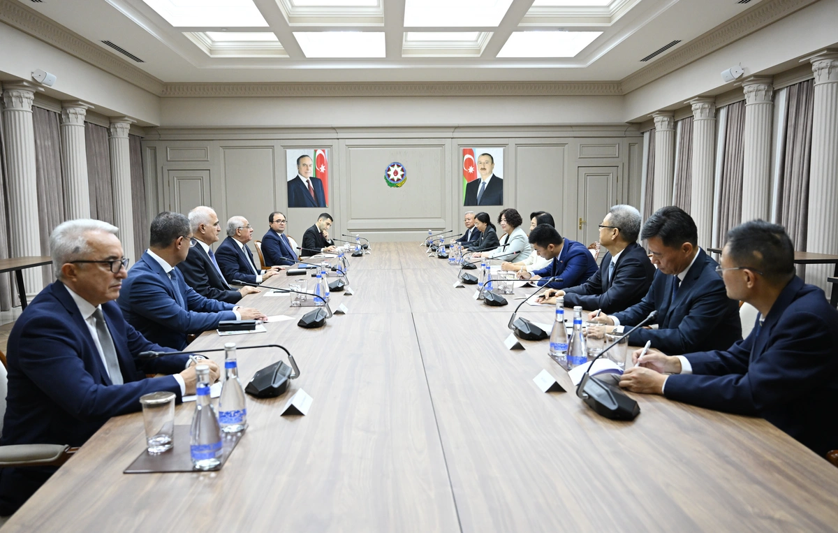 Əli Əsədov Çin Xalq Siyasi Məşvərət Şurasının üzvü ilə görüşüb