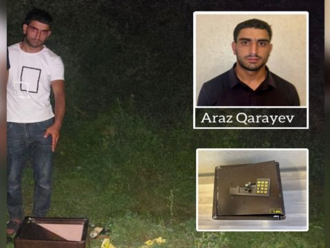 Evdən içərisində 60 min manat pul olan seyf oğurlandı