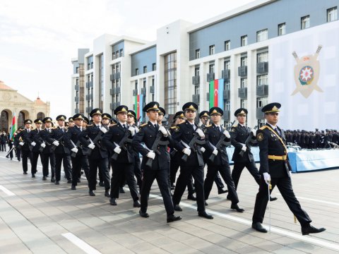 Polis Akademiyasının kursantları&nbsp;and içdilər - GÖRÜNTÜLƏR