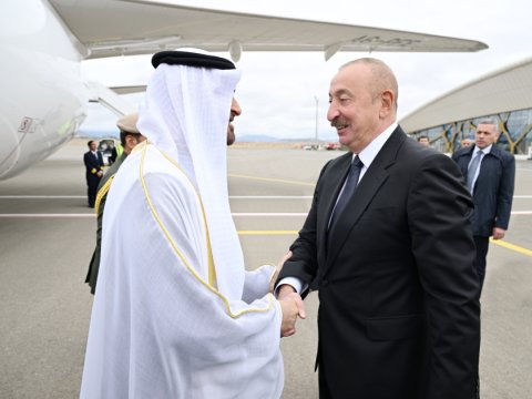 BƏƏ-nin Prezidentini Qarabağda İlham Əliyev qarşıladı