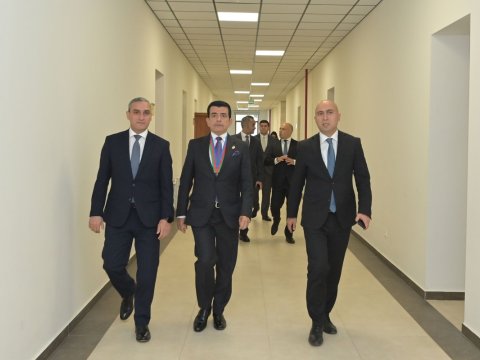 ICESCO-nun Baş direktoru Şuşa məktəbi və Qarabağ Universitetində - FOTOLAR