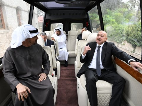 Prezidentlər Milli Xalça Muzeyinin Şuşa filialında - FOTOLAR