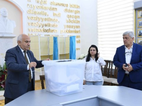 Dövlət Komitəsi yanında İctimai Şuraya seçkilər keçirildi -&nbsp;FOTOLAR