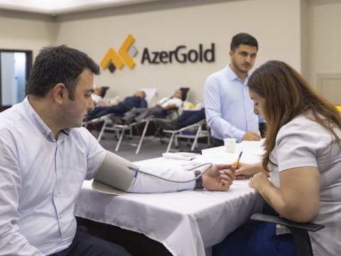&ldquo;AzerGold&rdquo;da növbəti qanvermə aksiyası keçirildi