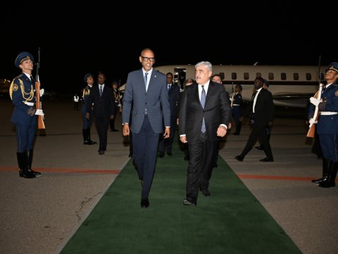 Ruanda Prezidenti Azərbaycana gəldi