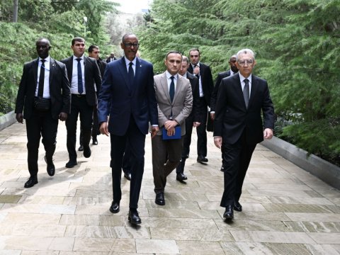 Ruanda&nbsp;Prezidenti Fəxri xiyabanı ziyarət etdi