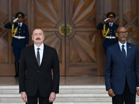 Ruanda&nbsp;Prezidentinin rəsmi qarşılanma mərasimi olub