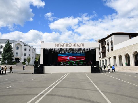 Xankəndidə Şəhər Günü qeyd olunur