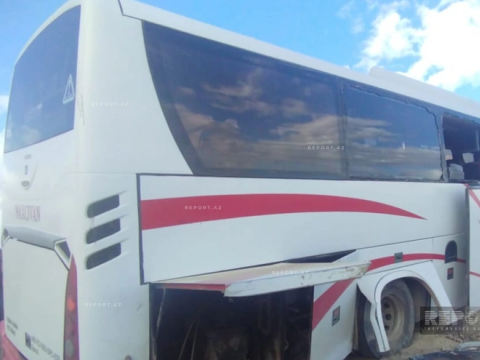 Naxçıvanda avtobus qəzası: yaralı sayı 16-dır - YENİLƏNİB